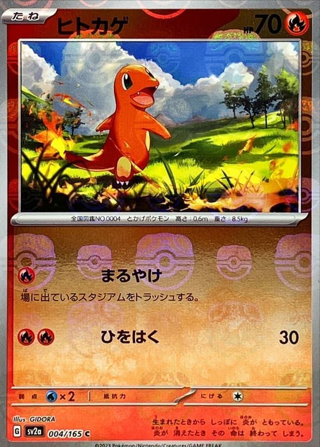 ヒトカゲ(マスターボール)