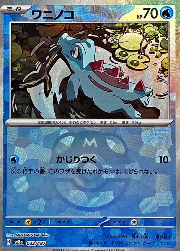 ワニノコ(マスターボール)