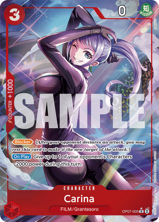 One Piece Card Game Carina Special Parallel Alternate Art AA