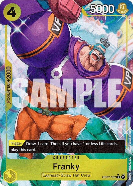 One Piece Card Game Franky Special Parallel Alternate Art AA