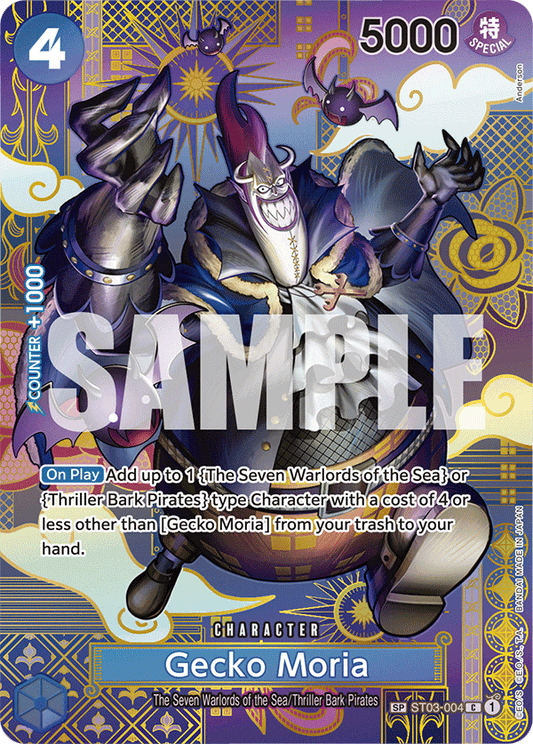 One Piece Card Game Gecko Moria Alternate Art AA