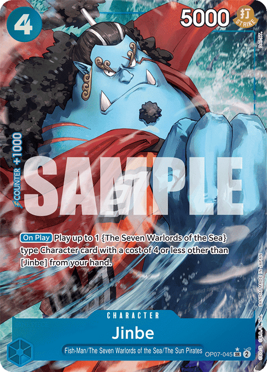  One Piece Card Game Jinbe Special Parallel Alternate Art AA