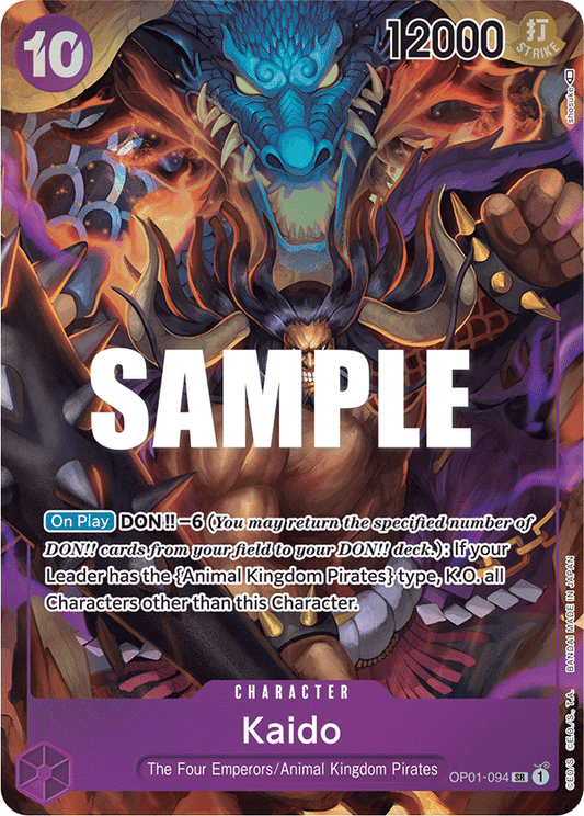 OP01-094 Kaido Alternate Art Romance Dawn English