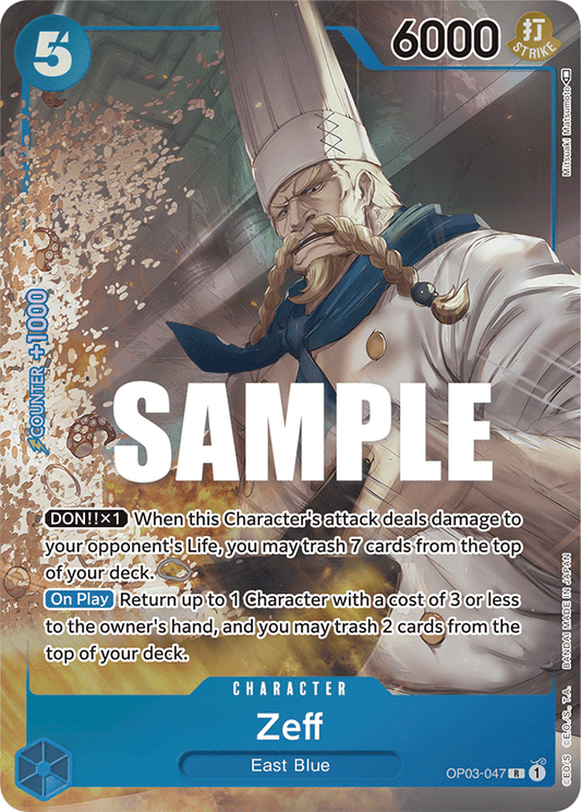 OP03-047 Zeff Alternate Art Pillars of Strength English