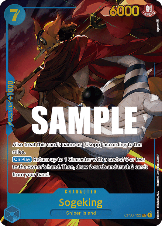 OP03-122 Sogeking SEC Alternate Art Pillars of Strength English