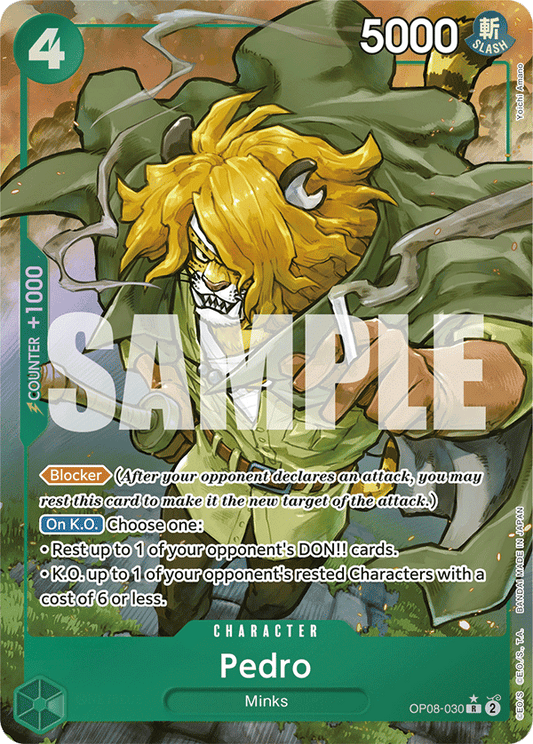 One Piece Card Game Pedro Alternate Art AA